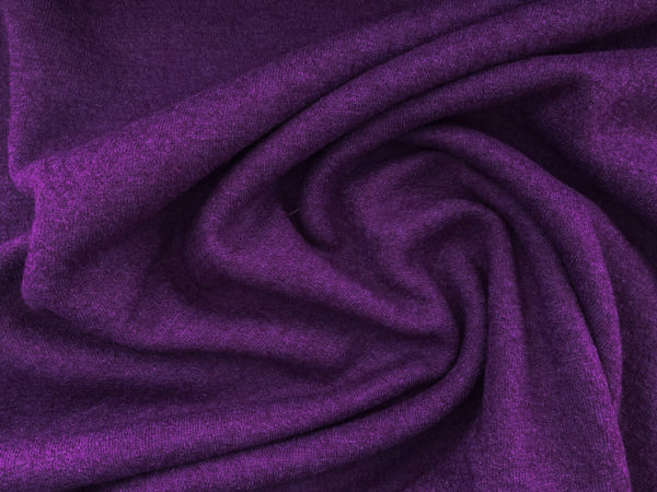 Lady McElroy - Jubilee Boiled Wool/Viscose - Cadbury Purple