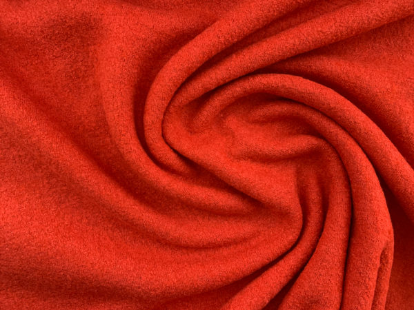 Lady McElroy - Jubilee Boiled Wool/Viscose - Spice Orange