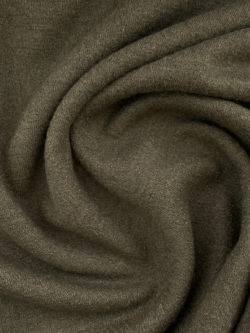 Khaki Green 100% Viscose Fabric