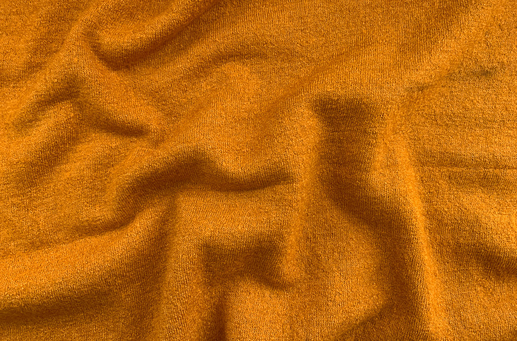 Lady McElroy – Jubilee Boiled Wool/Viscose – Turmeric