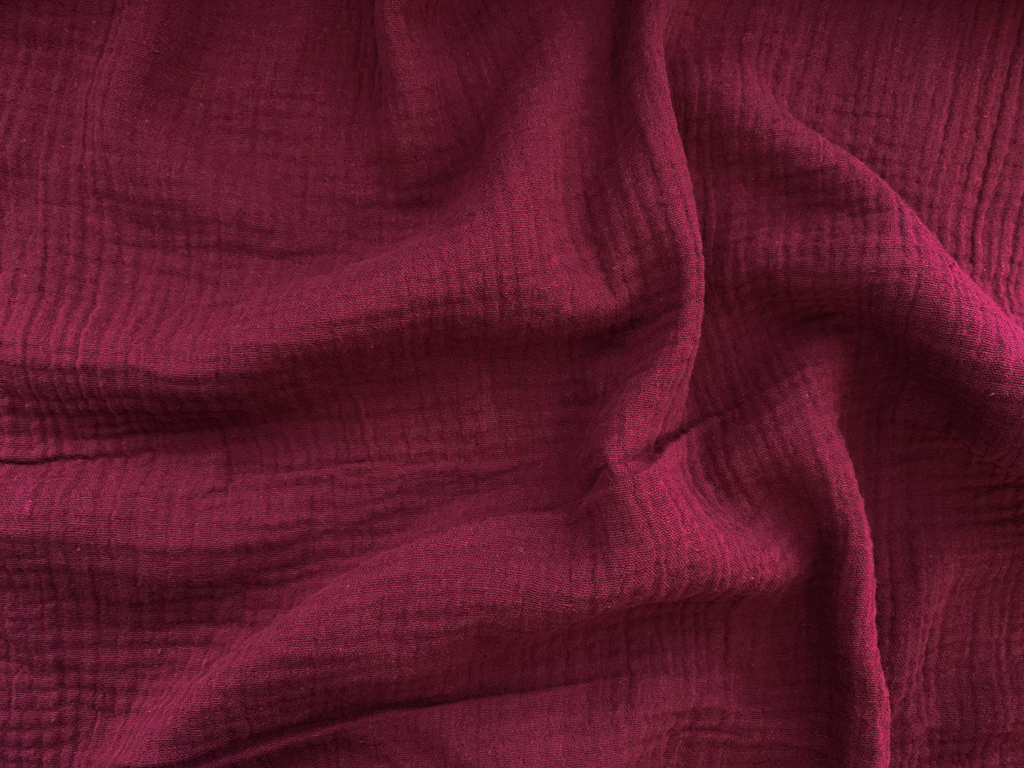 Organic Cotton Double Gauze - Sorbet Organic Cotton Double Gauze - Sorbet