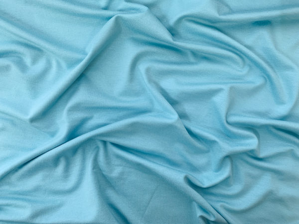 European Designer Deadstock - Rayon/Spandex Jersey - Baby Blue