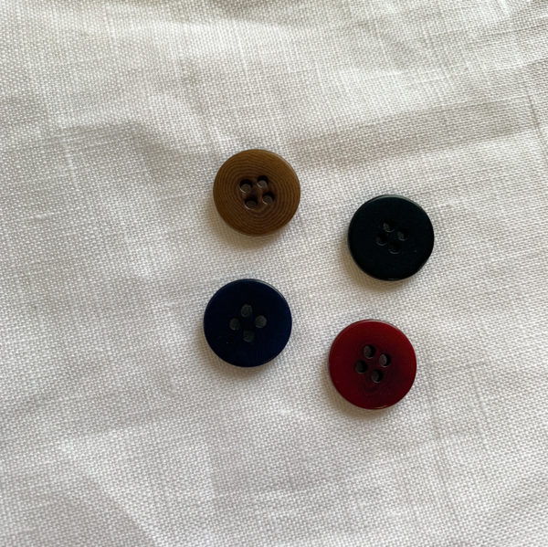 Italian Corozo Buttons - 15mm