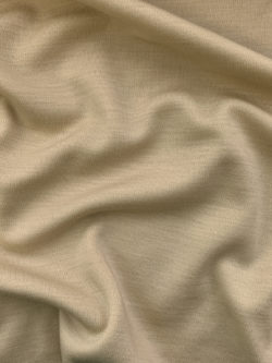 Designer Deadstock - Interlock Wool Jersey - Sand