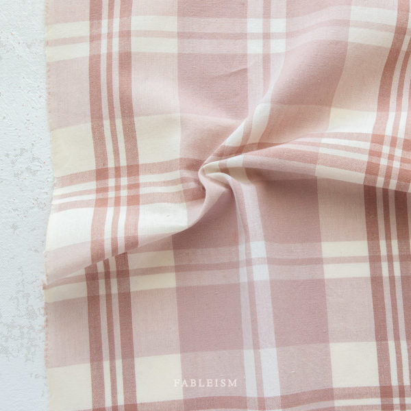 Arcade Plaid Woven - Yarn Dyed Cotton - Soft Rose