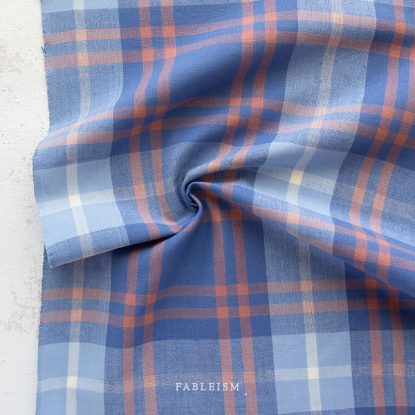 Arcade Plaid Woven - Yarn Dyed Cotton - Lazuli