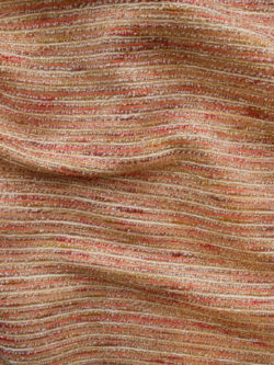 European Designer Deadstock - Viscose/Polyester Boucle Tweed - Orange/Gold