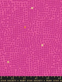 Quilting Cotton – Ruby Star Society – Pixel - Tile - Berry