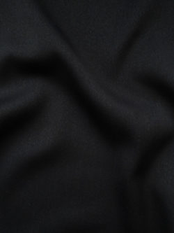 Japanese Designer Deadstock - Polyester/Spandex Satin Stretch Suiting - Noir