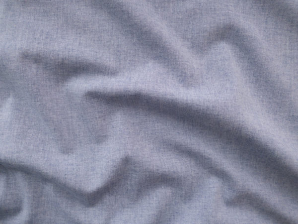 European Designer Deadstock – Cotton Chambray Oxford- Spring Blue