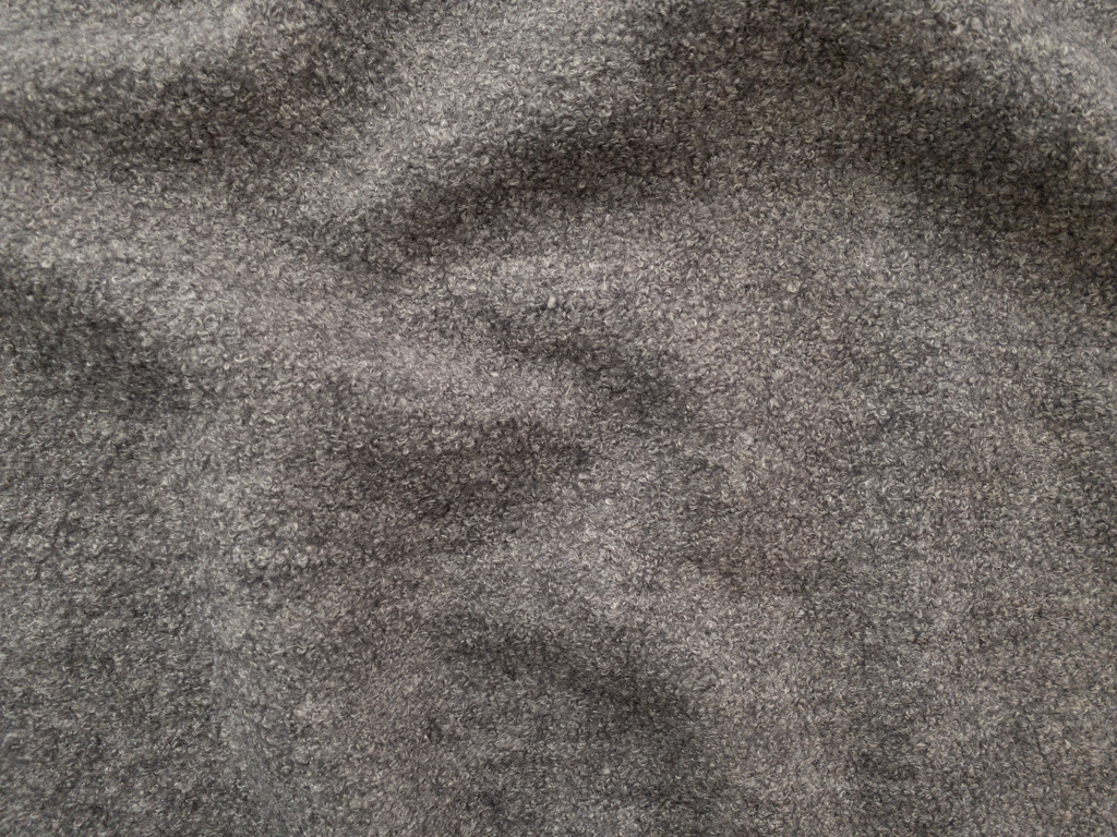 Japanese Boiled Wool Grey