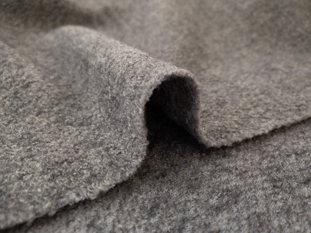 Japanese Boiled Wool Grey