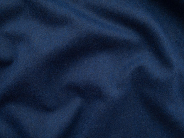 European Designer Deadstock – Virgin Wool/Polyester Coating – Royal Blue