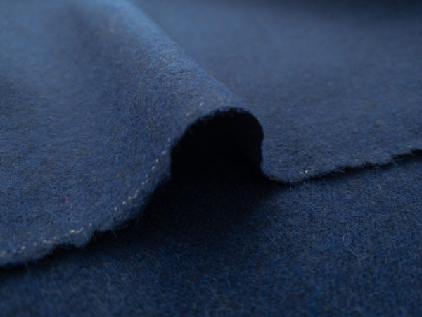 European Designer Deadstock – Virgin Wool/Polyester Coating – Royal Blue