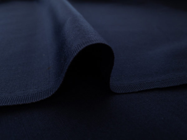 European Designer Deadstock - Cotton Sateen - Midnight Navy