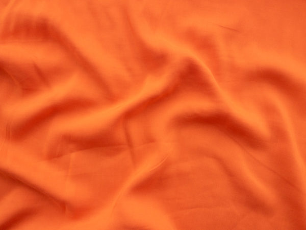 Designer Deadstock - Rayon Batiste – Orange