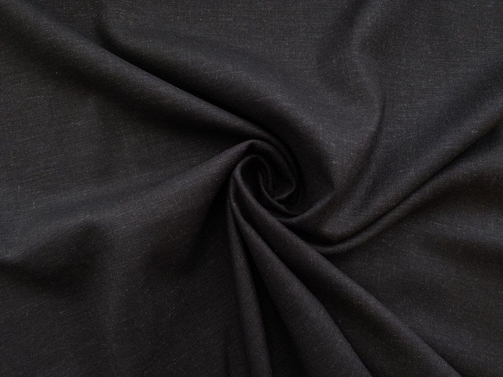 Lady McElroy - Province Stretch Linen/Viscose - Black - Stonemountain ...