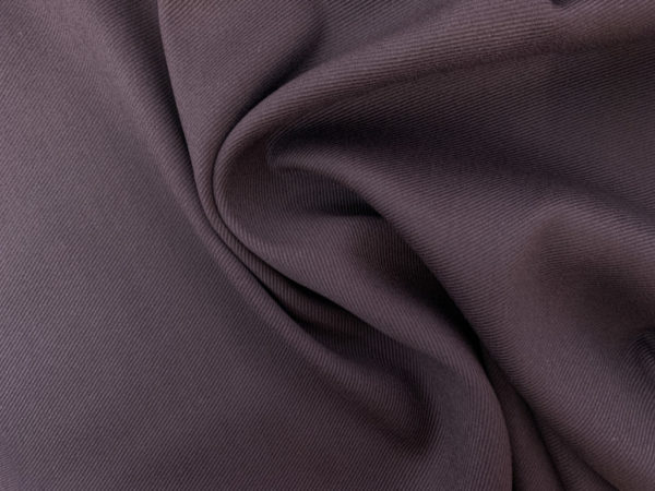 Japanese Designer Deadstock - Venetian Wool Twill - Grape