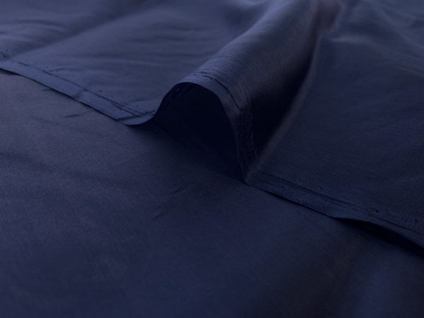 Japanese Designer Deadstock - Silk Voile - Navy