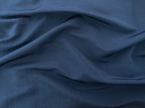 Japanese Designer Deadstock - Poly/Nylon Technical Shirting - Smoke Blue