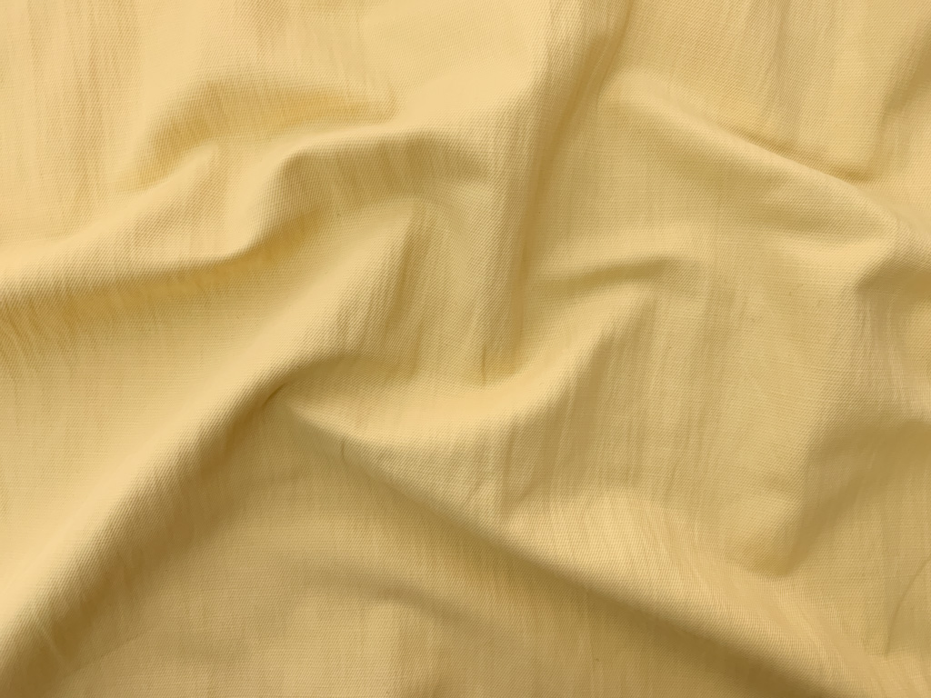 Japanese Designer Deadstock - Nylon/Poly Twill - Banana