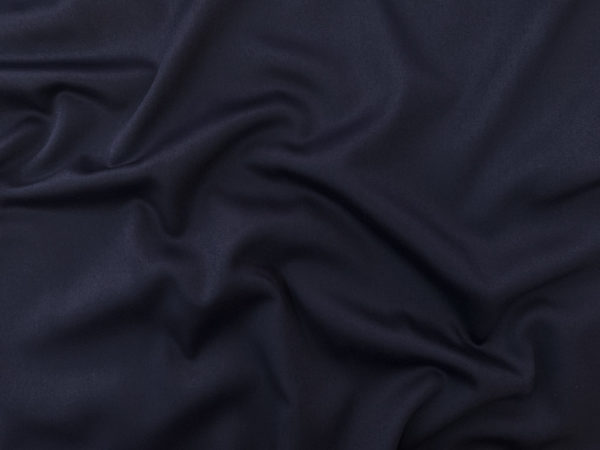 Japanese Designer Deadstock - Cotton/Poly Twill - Navy