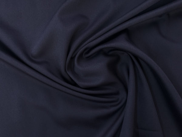 Japanese Designer Deadstock - Cotton/Poly Twill - Navy