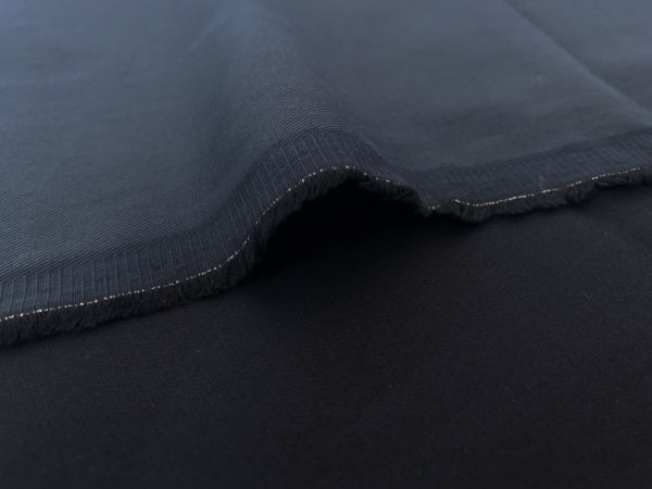 Japanese Designer Deadstock - Cotton/Poly Twill - Charcoal