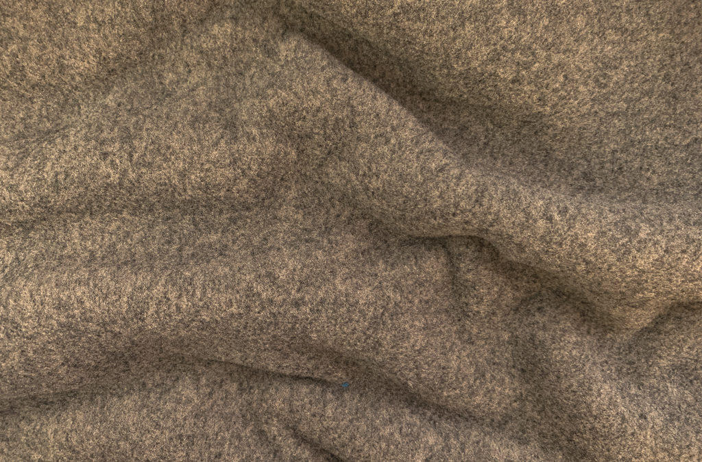Polyester Polartec Fleece – Khaki Heather