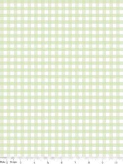 Cotton Flannel - 1/4" Gingham - Sweet Mint