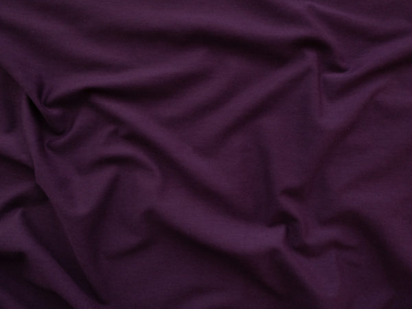 Designer Deadstock - Rayon/Spandex Jersey Knit - Aubergine