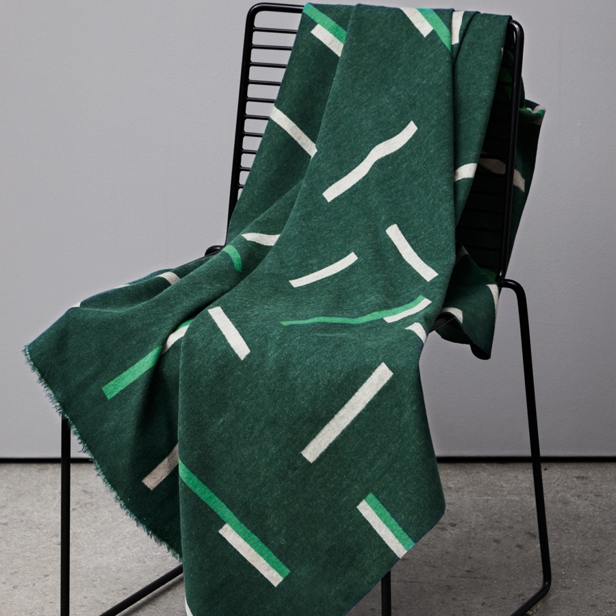 Mind the Maker – Organic Brushed Jacquard Knit – About a Dot – Black/White  - Stonemountain & Daughter Fabrics