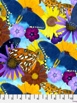 Quilting Cotton - Butterfly Garden - Winged Garden - Multi