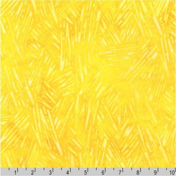 Artisan Cotton Batik – Velocity – Striation – Lemon