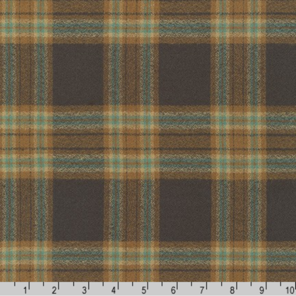 Mammoth Plaid - Cotton Flannel - Walnut Plaid