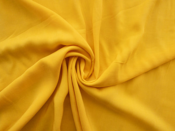 Designer Deadstock - Rayon Batiste - Yellow