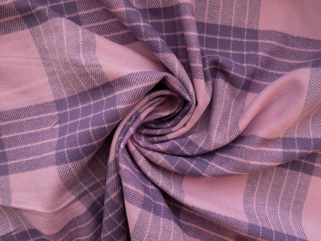 Designer Deadstock - Heavyweight Organic Cotton Flannel - Lavender ...