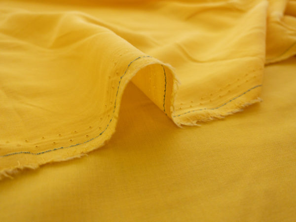 Designer Deadstock - Rayon Batiste - Yellow