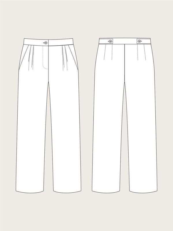 The Assembly Line : High Waisted Trouser Pattern