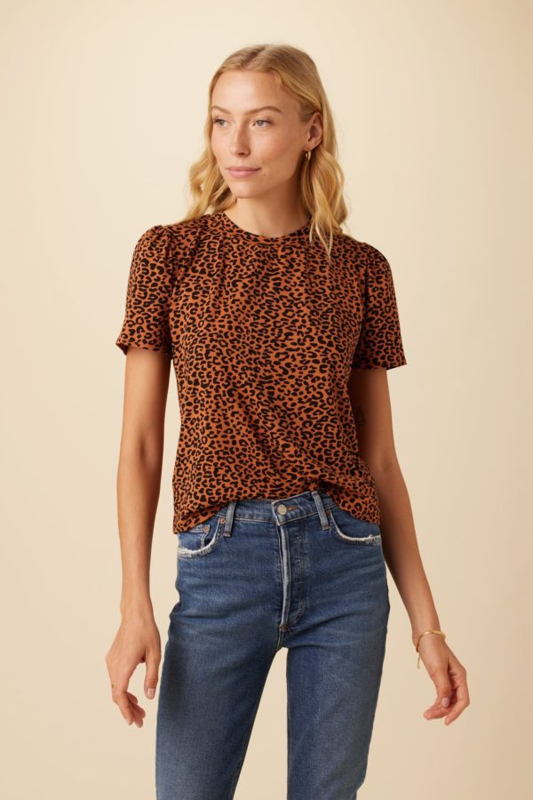 Amour Vert - Organic Cotton/Modal Jersey - Leopard Print - Brown/Black