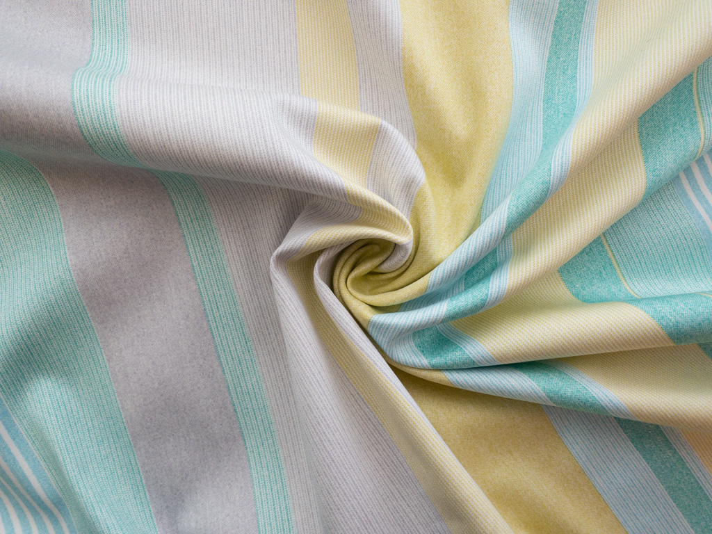 European Designer Deadstock – Cotton Stretch Sateen – Pastel Yellow ...