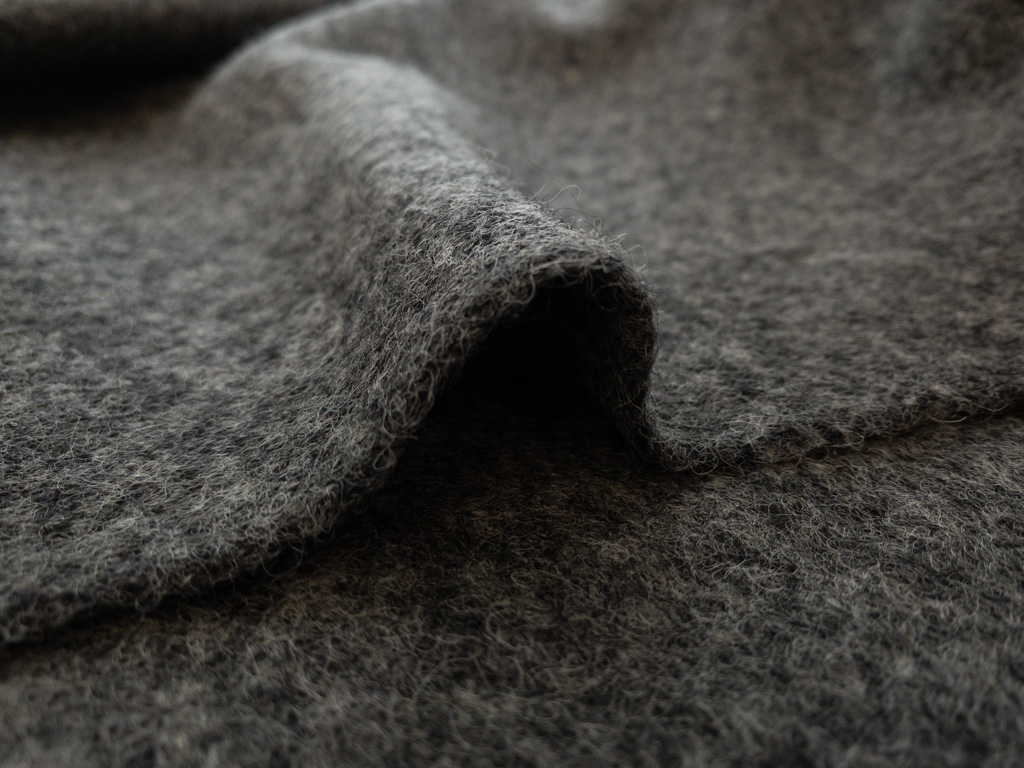 Japanese Designer Deadstock – Boiled Merino Wool Sweater Knit ...