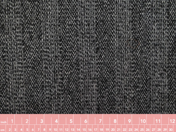 European Designer Deadstock – Wool/Polyester Tweed – Smoke Grey