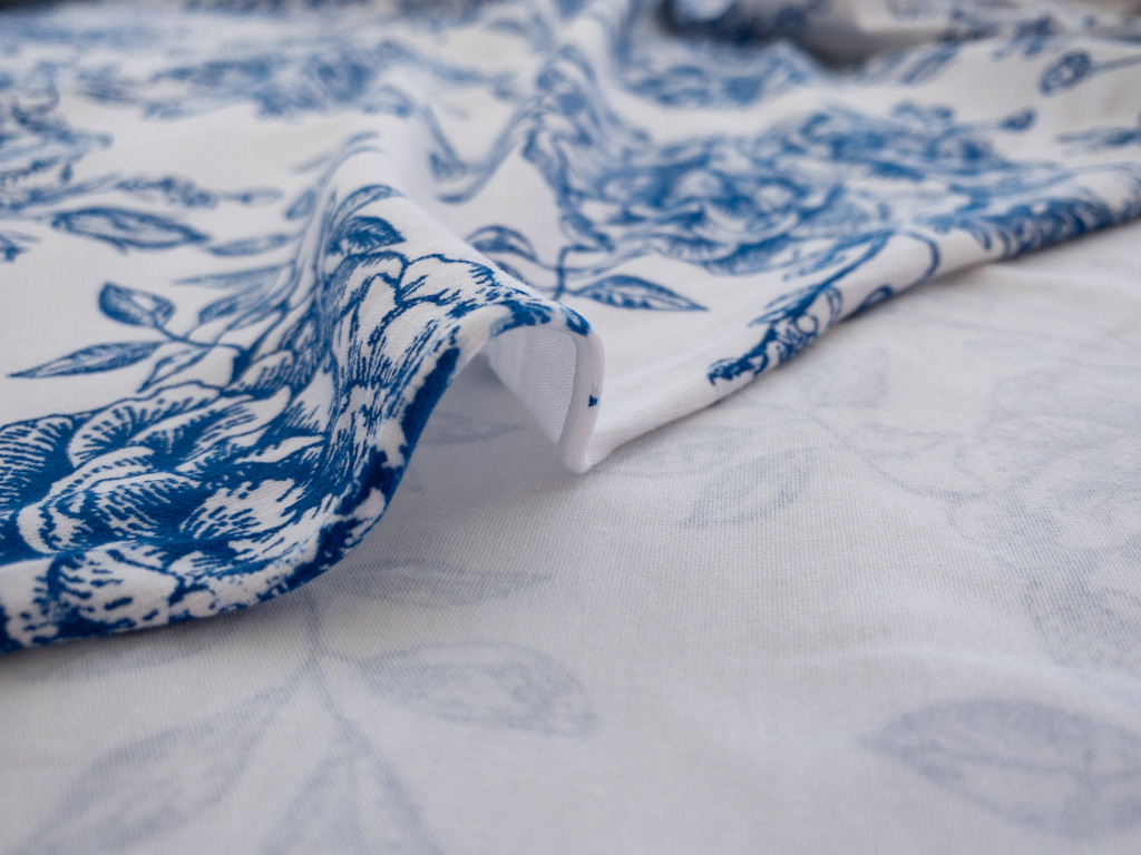 Westtown Toile - Organic Cotton Denim Fabric by the YARD