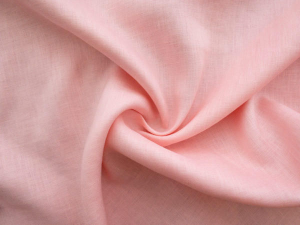 Designer Deadstock – 100% Linen – Pale Pink