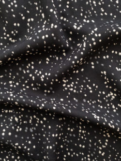 PACT size M Medium organic cotton rust black polka dot pocket