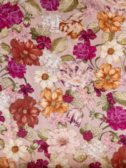 Lady McElroy - Viscose Jersey - In the Garden - Pink