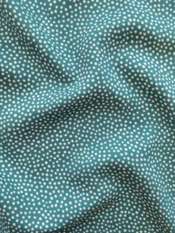 Lady McElroy - Viscose Challis - Dotty About Dots - Fern Green