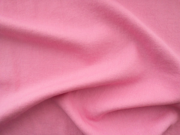 Designer Deadstock - Linen/Rayon - Candy Pink