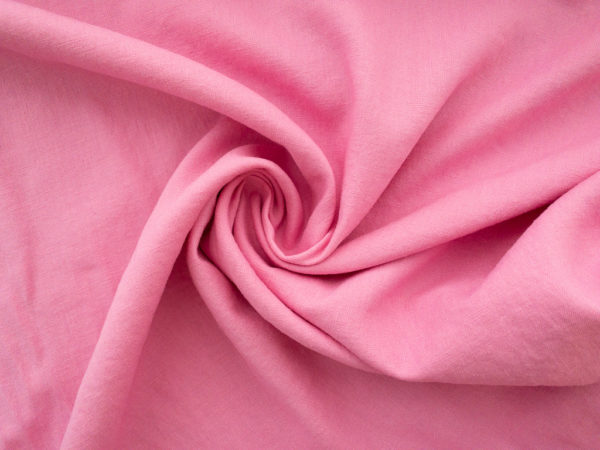 Designer Deadstock - Linen/Rayon - Candy Pink